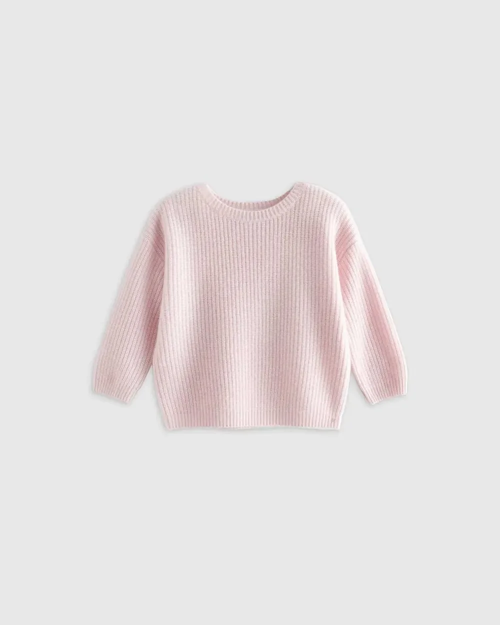 NWT Quince Washable Cashmere Fisherman Tunic Sweater Minimal Pink 2T